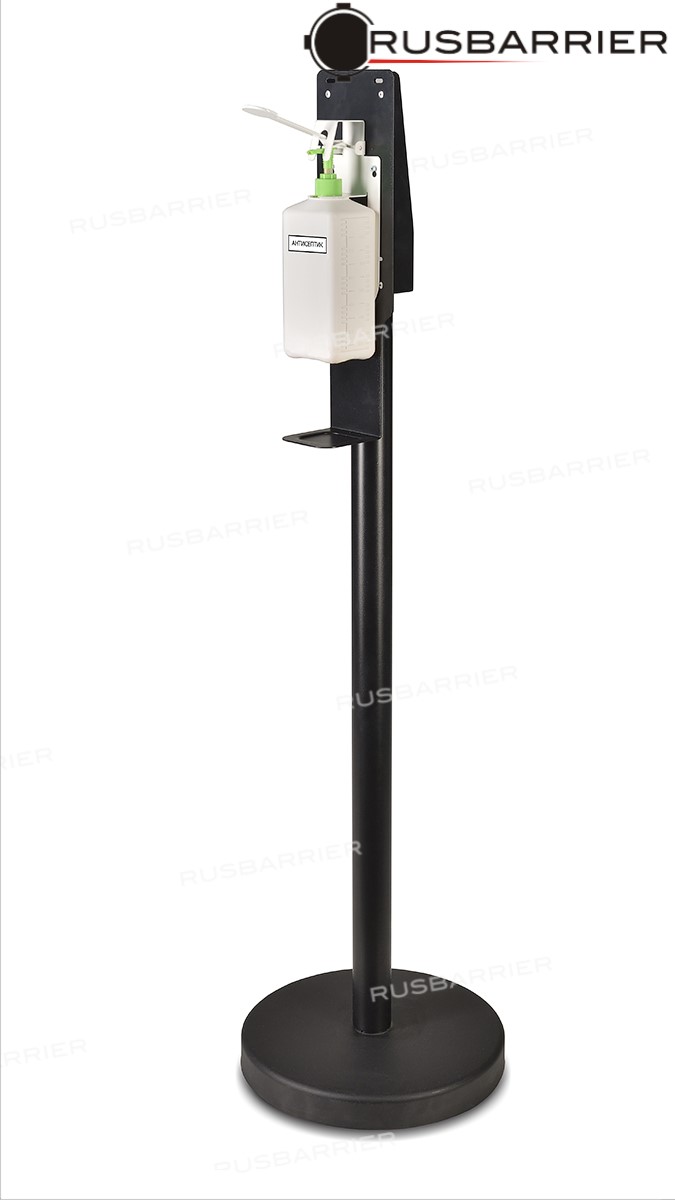 СТОЙКА С ЛОКТЕВЫМ ДИСПЕНСЕРОМ NSDLB-32503 BLACK