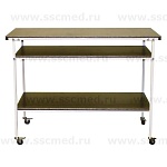 Стол ветеринарный СВУ-2 с рентгенпрозрачной столешницей и двумя полками